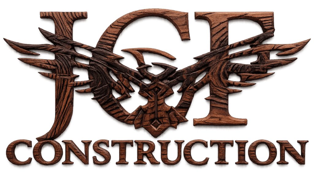 JCF Construction logo — roofing, siding and remodeling contractor in Montgomery County, PA